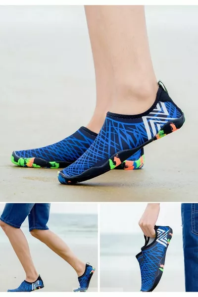 Rutschfeste und flexible Meeresschuhe - Strand Schwimmbad Schwimmen Sport Fahrrad