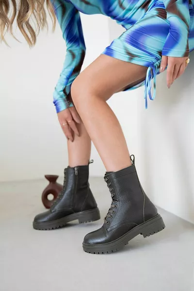 Walker Женские почтовые сапоги из натуральной кожи цвета хаки