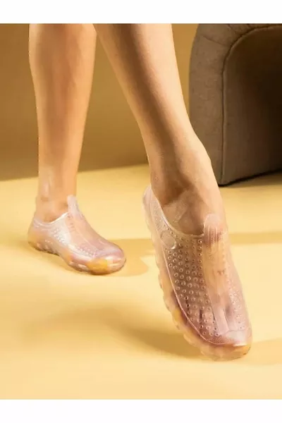 No Unisex Sea Shoes Non Slip Sole Rubber With Rest Stylish Pool Transparent Beach Rafting Sandals