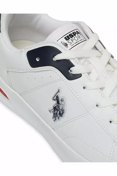 يو اس بولو اسن مانجو سنيكرز رجالي ابيض