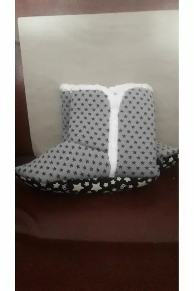 Dames Panduf House Boots House Shoes Dikke lichtgewicht zool