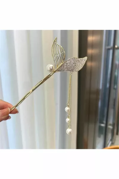 حتى الكثير نموذج جديد ذيل السمكة اللؤلؤ كعكة معدنية المشبك