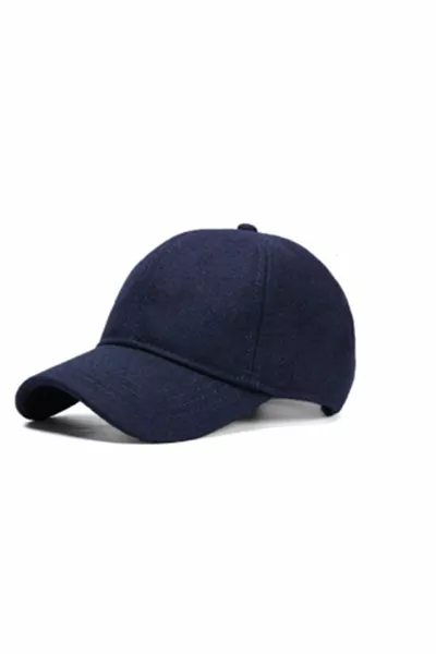 للجنسين الأزرق الداكن كاشيت النسيج قبعة الشتاء قبعة