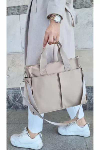 BORSA A MANO E A TRACOLLA MULTISCOMPARTO DA DONNA DI GRANDE VOLUME