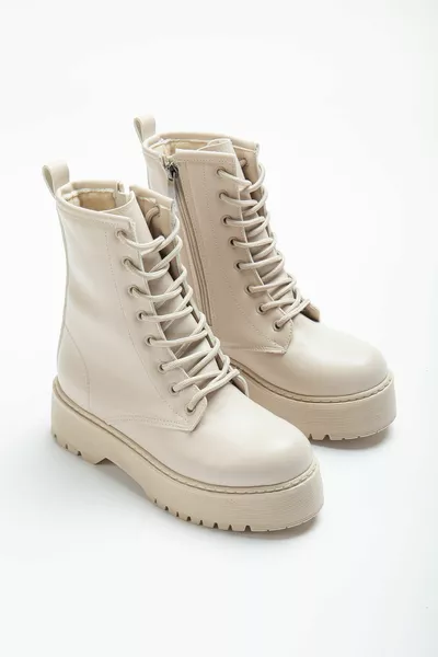 عارية كريم البيج المنك الدانتيل متابعة الرمز البريدي سميكة وحيد الأحذية البريدية