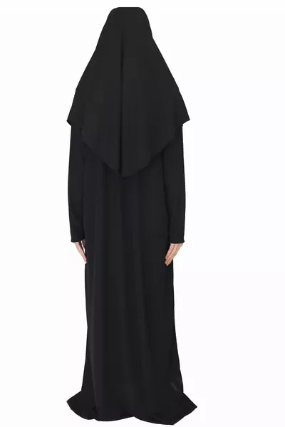 Black Zipper Prayer Dress