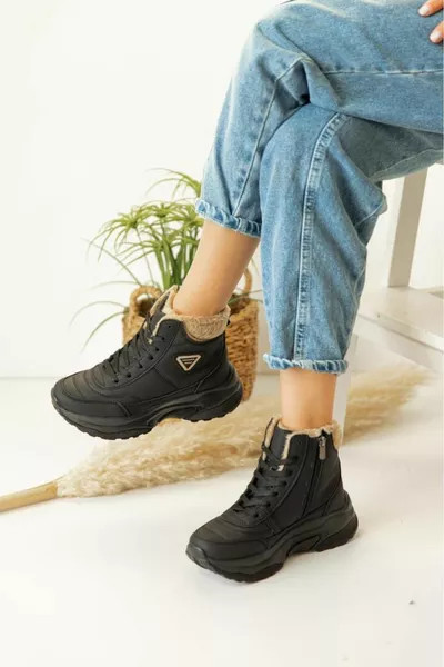 Venucia Super Light Orthopädische und Wolle Inside Thermal Warm Winter Fur Damen Stiefel