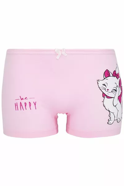 Filles Minnows Cats Imprimé 5 Pack Boxer