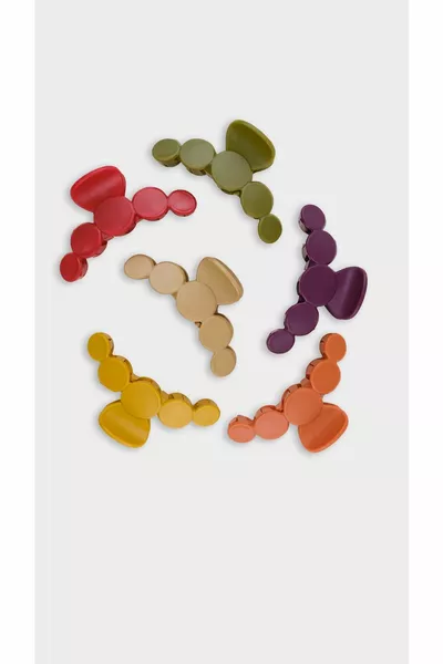 Ensemble de 6 fermoirs à loquet en nid d’abeille tendance pour femmes