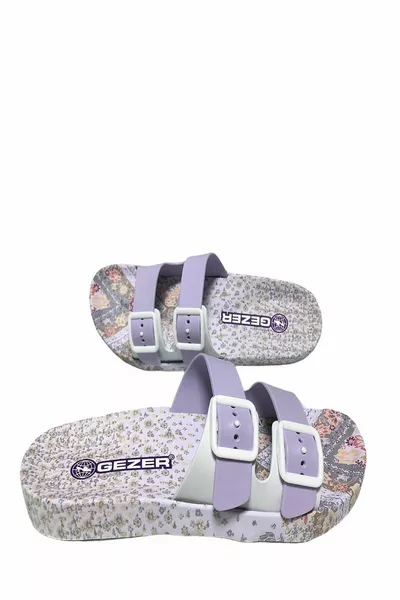 المرأة غير زلة وحيد كوخ حمام البحر حمام البحر والنعال أرجواني عارضة - أحذية الخطوة الذهبية