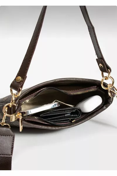 حقيبة كتف نسائية مطبوعة