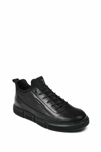 Обувь на роликах Натуральная Кожа Черная Мужская Обувь  -M