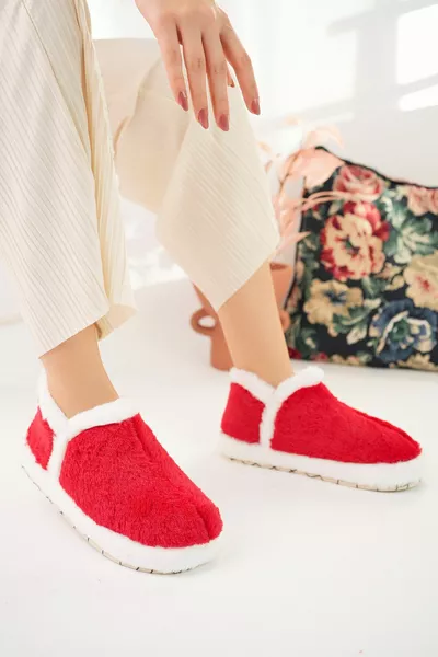 Женская легкая пушистая пандуф без шума Домашняя обувь на толстой подошве