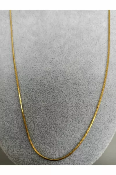 Collana a catena lunga in acciaio