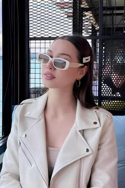 نظارة شمسية كريمية للجنسين