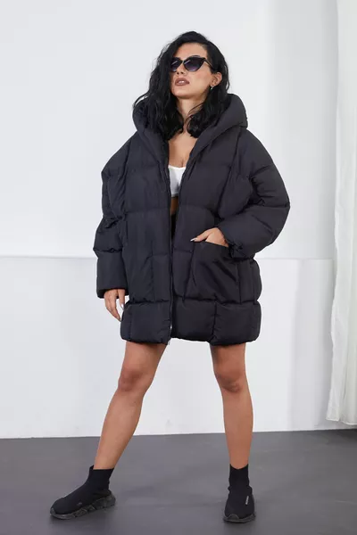 معطف نسائي منتفخ