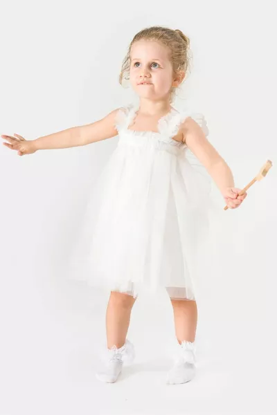 طفلة بنت عيد ميلاد حفلة زفاف الصيف اللباس تول توتو اصطف بدلة الطفل ملابس الطفل