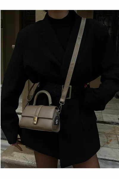 بولا موديل دارك مينك حقيبة يد وكتف نسائية