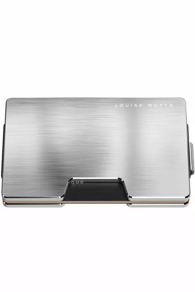 Cardx - Detroit - Nieuwe Generatie Metalen Portemonnee & Kaarthouder - Rfid, Verwijderbare Clip (ZILVER)