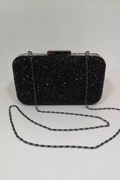 ياكاموز المرأة السوداء حجر مساء اللباس مخلب محفظة حقيبة