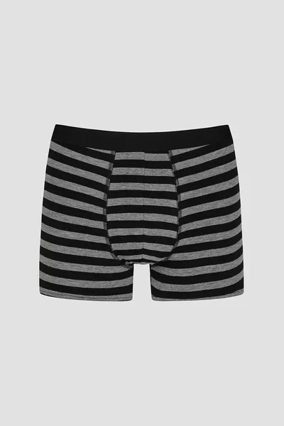 Мъжки боксерки с дебели стъбла на райета от 3 опаковки