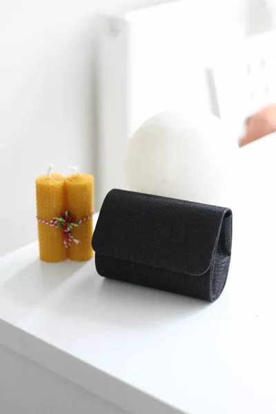 المرأة السوداء البسيطة محفظة مساء اللباس حقيبة