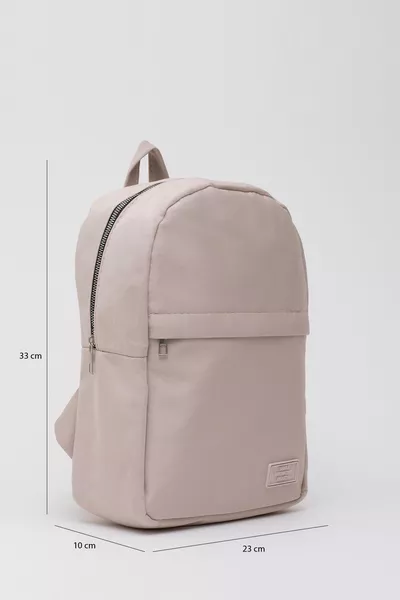 كريم  2 مقصورات قابل للتعديل حزام قماش قماش للجنسين حقيبة ظهر رياضية عارضة U:  W:  G: 1