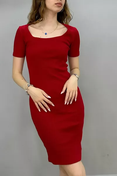 نسائي يو الرقبة اللباس كاميسول -