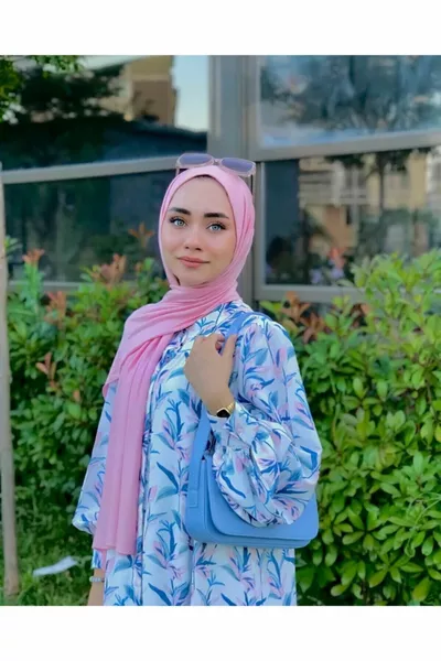 حجاب مشط شال حجاب نموذج - بودرة