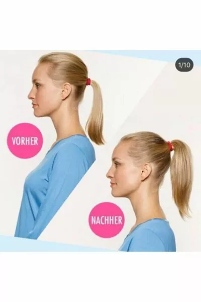 مشبك الشعر كول تسريحة ذيل حصان تسريحة منتصب قبضة المرفق- بني