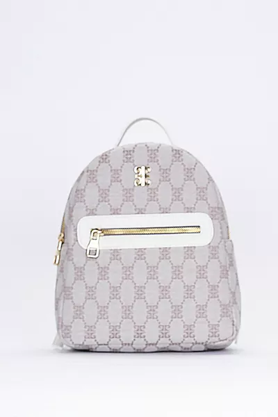 Серый женский рюкзак 