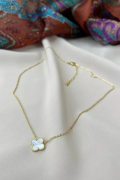 Van Cleef Alhambra Collana in acciaio l