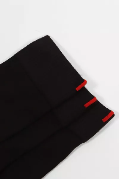 3 حزمة هارولد الخيزران الرجال مقبس الجوارب أسود / أسود / أسود