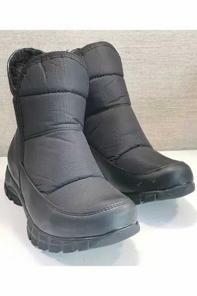  Плюшени ботуши за сняг черни