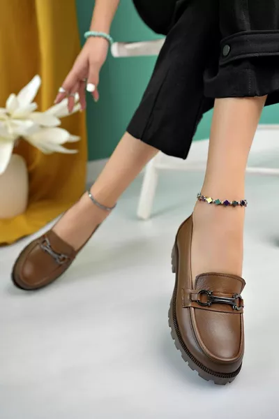 Damen-Freizeitschuhe aus echtem Leder 