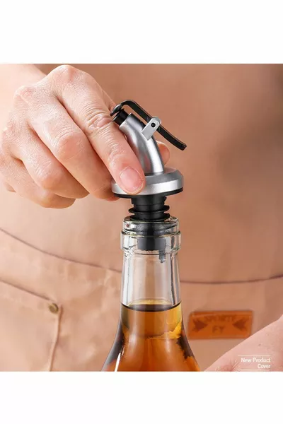 4 Tappo Olio Tappo Lubrificatore Bottiglia Punta Olio Aceto Salsa Bottiglia Testa Non Gocciolante