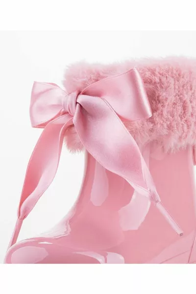  Bimbi سوفت للأطفال أحذية المطر الوردي