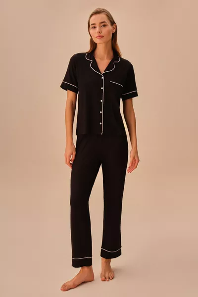 طقم بيجامة ذكورية ضبابية