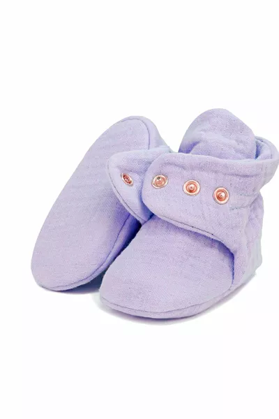 القطن العضوي الشاش الجوارب الطفل، الجوارب حديثي الولادة، أرجواني