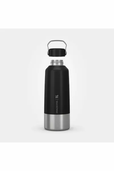 قارورة ستانلس ستيل - أسود - 1 لتر - موديل 