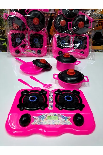 Keukenset Huis Spel Meisje Speelgoed Kok Koken  St. Aygaz Fornuis potten en pannen cm