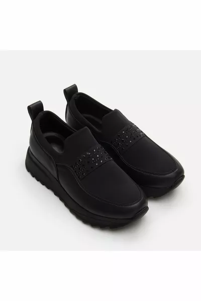 Черная пешеходная женская повседневная обувь