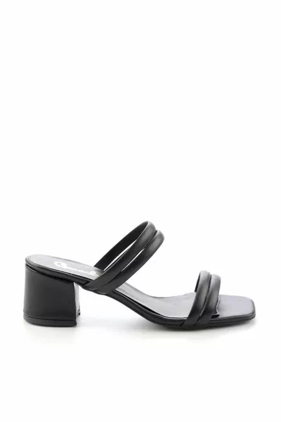 Черни дамски чехли 