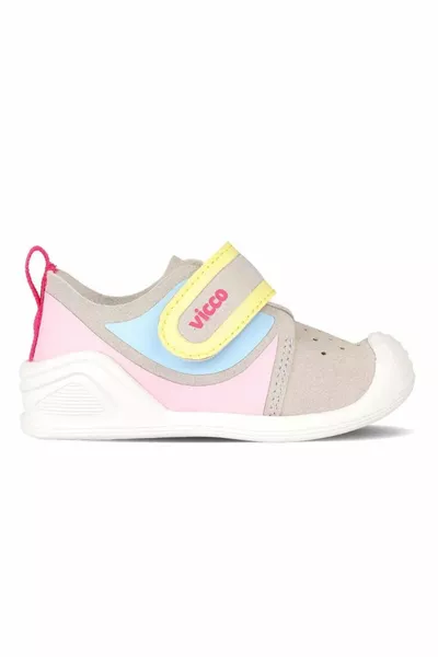 Uki .y. رمادي / وردي الخطوة الأولى أحذية كاجوال