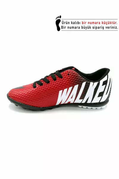 Men's Red Astroturf Football Shoes