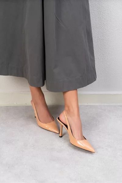 شيرلي بيج براءات الاختراع والجلود الكاحل التعادل المرأة الكعب