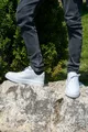 7 cm Hoogte Toenemende Witte Kleur Sneakers Heren Sneakers Met Verborgen Hakken