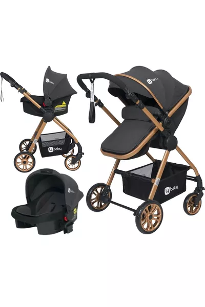 Poussette de voyage pour bébé Esse Model Gold Anthracite
