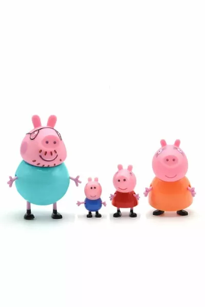 دمية شخصية بيبا بيفك - مجموعة كاملة لشخصيات عائلة بيبا الخنزيرة