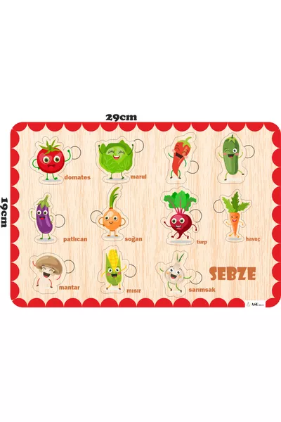 لعبة تركيب خشبية للأطفال تعليمية وتربوية، مجموعة من 6 قطع